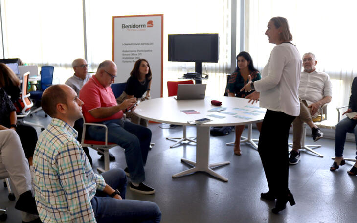 Una delegación del Servicio Brasileño de Apoyo a la Empresa conoce el modelo DTI de Benidorm